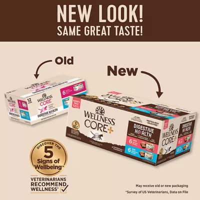 Product Wellness® CORE+ Digestive Health Adult Cat Wet Food - Seafood Pate, Variety Pack, 12 CT, 36 OZ
