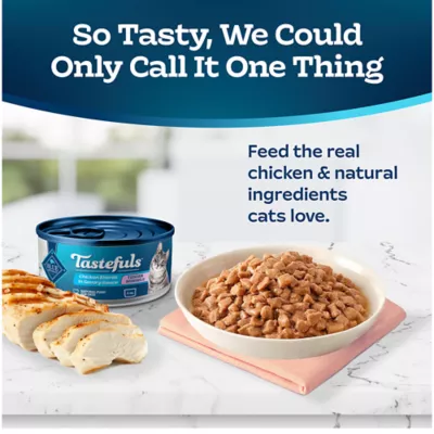 Product Blue Buffalo Tastefuls Cat Wet Food - Natural, Tender Morsels, 3 Oz