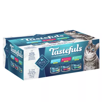 Product Blue Buffalo Tastefuls Wet Cat Food Flaked Variety Pack - Natural, 12ct, 3oz