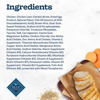 Product Blue Buffalo Tastefuls Kitten Wet Cat Food Pate Multipack - Natural, Chicken, 6ct