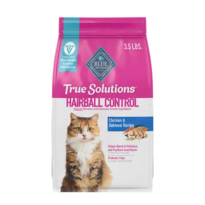 Product Blue Buffalo True Solutions Hairball Control Adult Dry Cat Food - Natural, Chicken