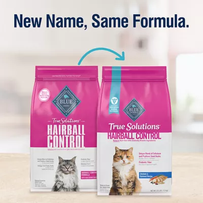 Product Blue Buffalo True Solutions Hairball Control Adult Dry Cat Food - Natural, Chicken