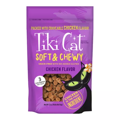 Product Tiki Cat Treat - Soft & Chewy, Chicken, 2 OZ