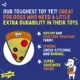 Product Joyhound® Rip Roarin' Tough Pizza Dog Toy - Tough Plush
