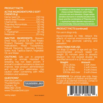 Product ThunderWunders® Hemp Calming Chews