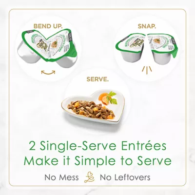 Product Fancy Feast Petites Wet Cat Food - Grilled Chicken Entrée with Rice in Gravy - 79.4 g Split Cup Tray