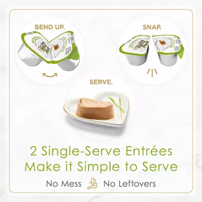 Product Fancy Feast Petites Pâté Wet Cat Food, 79.4 g Split Cup Tray