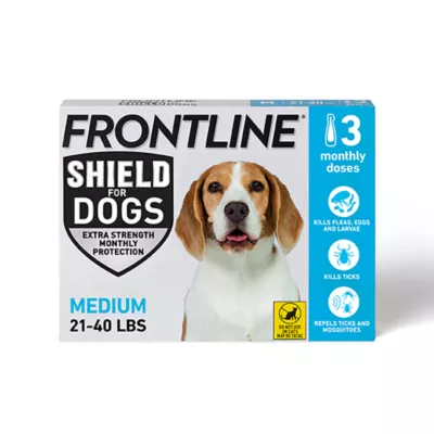 Product Frontline Shield Extra Strength Flea & Tick Spot Treatment for Dogs 21-40 Lbs