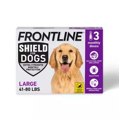 Product Frontline Shield Extra Strength Flea & Tick Spot Treatment for Dogs 41-80 Lbs
