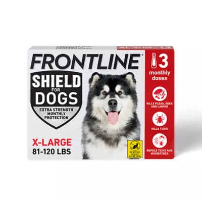 Product Frontline Shield Extra Strength Flea & Tick Spot Treatment for Dogs 81-120 Lbs