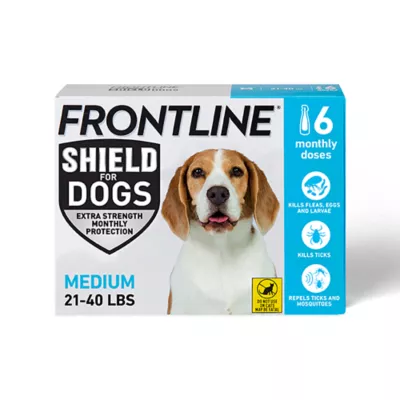 Product Frontline Shield Extra Strength Flea & Tick Spot Treatment for Dogs 21-40 Lbs