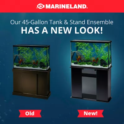 Product Marineland® Simple Modern LED Aquarium & Stand Ensemble - 45 Gallon