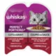 Product Whiskas Perfect Portions Adult Wet Cat Food Cuts In Gravy Chicken & Beef Entrée