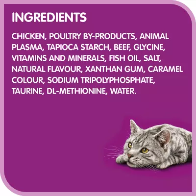 Product Whiskas Perfect Portions Adult Wet Cat Food Cuts In Gravy Chicken & Beef Entrée