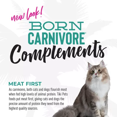 Product Tiki Cat® Born Carnivore Complements Cat Food Topper - Non-GMO, 2.1 OZ