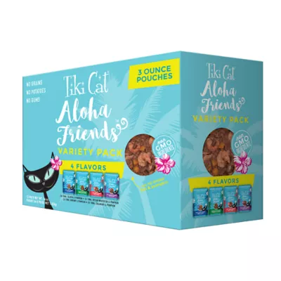 Product Tiki Cat - Wet Food, Aloha Friends, Variety Pack, 12 CT, 2.25 LB
