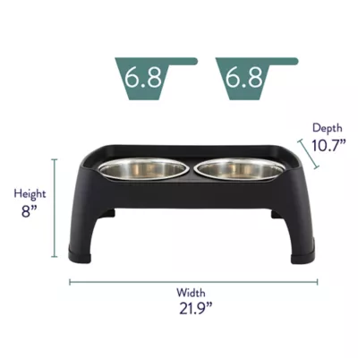Product Top Paw® Elevated Double Diner Pet Feeder