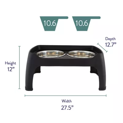 Product Top Paw® Elevated Double Diner Pet Feeder