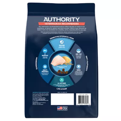 Product Authority® Sensitive Stomach & Skin Cat Dry Food - Ocean Whitefish & Rice, With-Grain