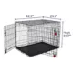Product KONG® Ultra-Strong Double Door Wire Dog Crate with Divider Panel