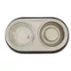Product Top Paw® Elevated Platform Stainless Steel Slow Feeder Double Diner Dog Bowl, 5.5-cup