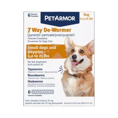 Product PetArmor® 7 Way De-Wormer for Puppies and Small Dogs - Chewable Tablets