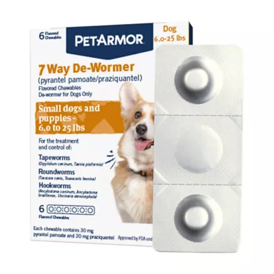 Product PetArmor® 7 Way De-Wormer for Puppies and Small Dogs - Chewable Tablets