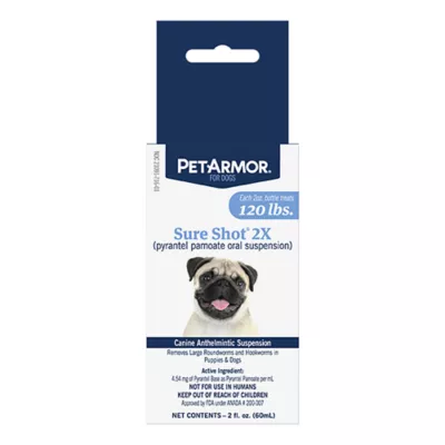 Product PetArmor® Sure Shot 2X Dewormer for Dogs - 2 Fl Oz