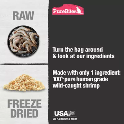 Product PureBites® Freeze Dried Cat Treats - Shrimp .38 Oz