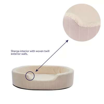 Product Top Paw® Orthopedic Cuddler Striped Dog Bed