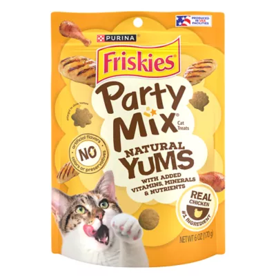 Product Purina® Friskies® Party Mix® Natural Yums Cat Treat - Chicken