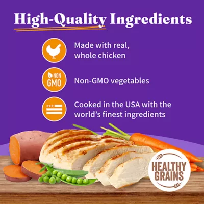 Product Halo Healthy Grains Adult Wet Dog Food - Chicken Recipe in Broth, 5.5 oz