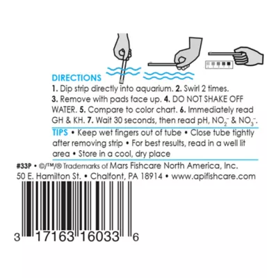 Product API® 5 in 1 Aquarium Test Strips