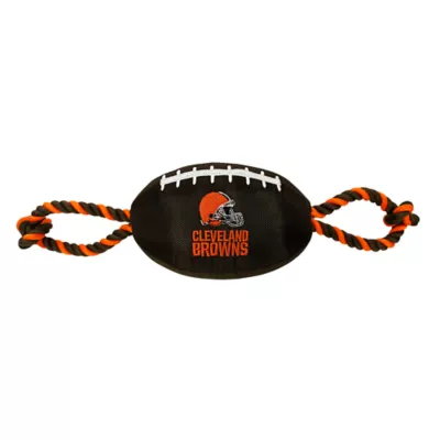 Product Cleveland Browns Football Rope Dog Toy