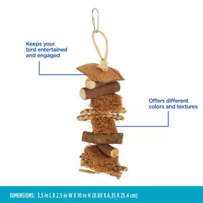 Product All Living Things® Natural Coco Mini Rope Bird Toy