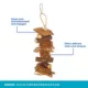 Product All Living Things® Natural Coco Mini Rope Bird Toy
