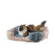 Product Armarkat Cornflower Blue & Beige Cuddler Cat Bed