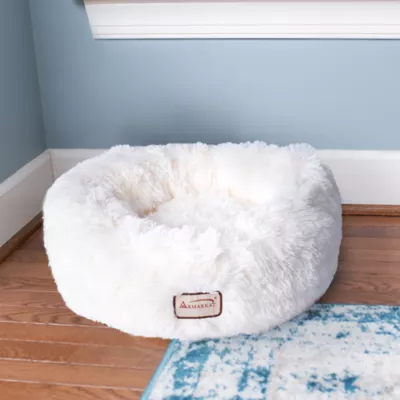 Product Armarkat Ultra-Thick & Soft Plush White Cuddler Pet Bed