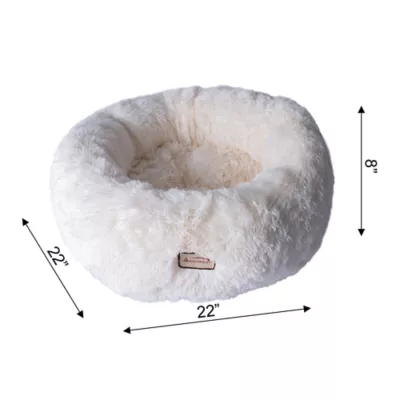 Product Armarkat Ultra-Thick & Soft Plush White Cuddler Pet Bed