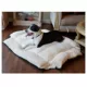 Product Armarkat Laural Green & Ivory Cuddler Dog Bed