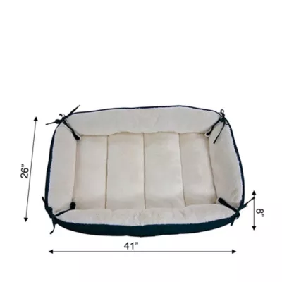 Product Armarkat Laural Green & Ivory Cuddler Dog Bed