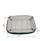 Product Armarkat Laural Green & Ivory Cuddler Dog Bed