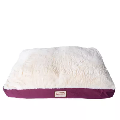 Product  Amarkat Ivory & Burgandy Large Dog Pillow Dog Bed