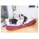 Product  Amarkat Ivory & Burgandy Large Dog Pillow Dog Bed