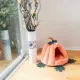 Product Armarkat Pumpkin Luxe Velvet Orange Covered Cat Bed