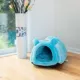 Product Armarkat Luxe Velvet Cornflower Blue Covered Cat Bed