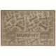 Product Bungalow Flooring Personalized WaterHog Paws & Bones Dog Bowl Placemat