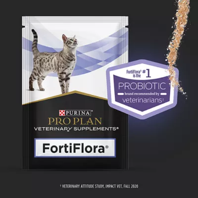 Product Purina Pro Plan Veterinary Supplements Feline Probiotic FortiFlora Powdered Cat Supplement