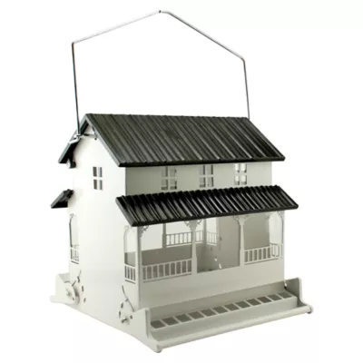 Product Rustic Farmhouse Squirrel Resistant Brd Feeder - White