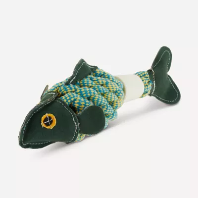 Product Joyhound® Game On Rope Fish with Bone Dog Toy
